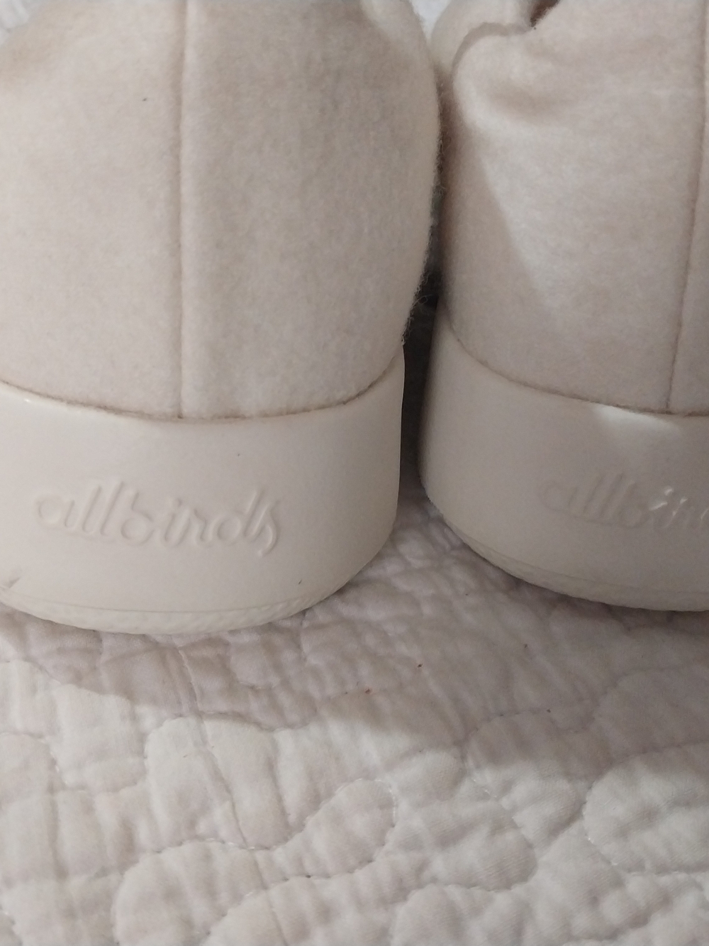 allbirds Women's Off-White Wool Runner-Up Sneakers Size 10 - Picture 6 of 12